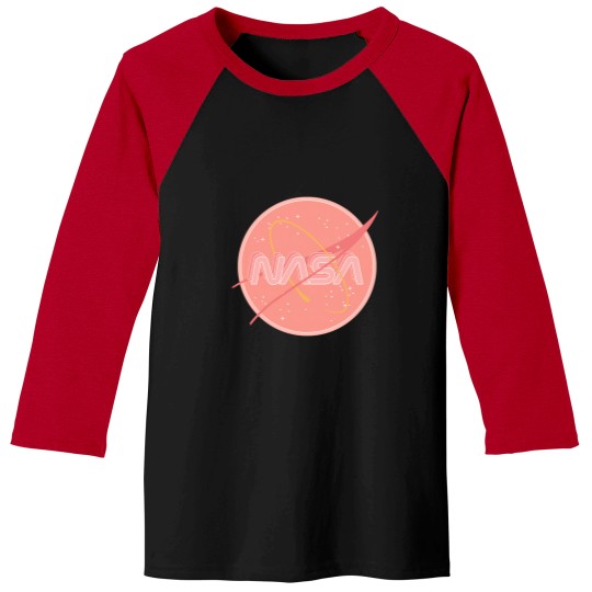 Discover Nasa Pastel Pink US SpaceForce  Logo Baseball Tees