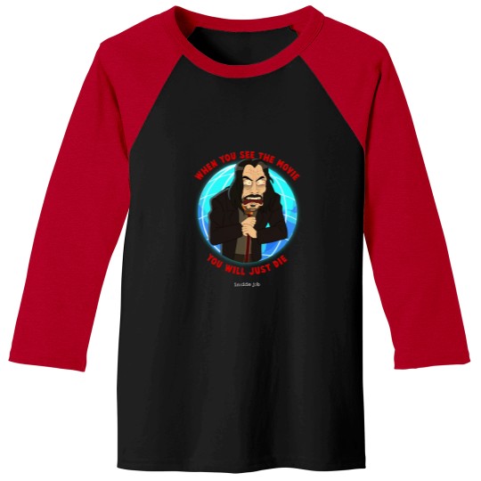 Discover Inside Job - Keanu Reeves Vampiric Baseball Tees