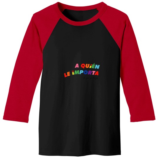 Discover A quién le importa Premium Baseball Tees