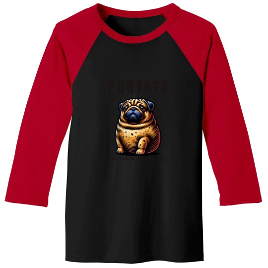 Discover Pugtato - Pug Dog Lovers Baseball Tees