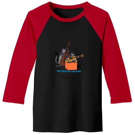 Discover B-Kliban-Cat-Guitar-3 T-Shirt Baseball Tees