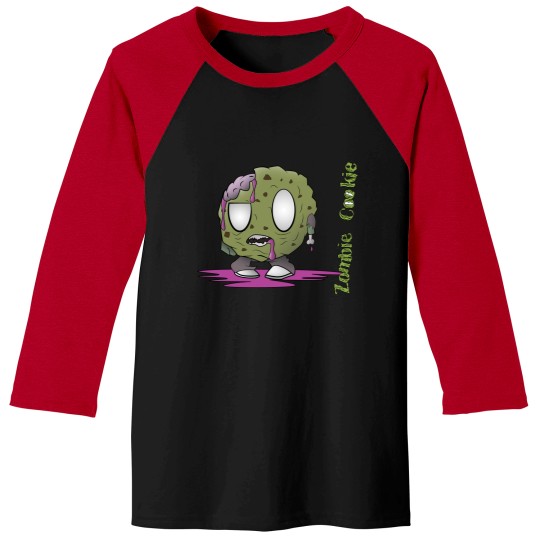 Discover Cute Spooky Undead Cookie Monster Baseball Tees