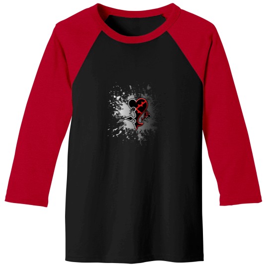 Discover Kingdom Hearts - Heartless Nobody Emblem   T-Shirt Baseball Tees