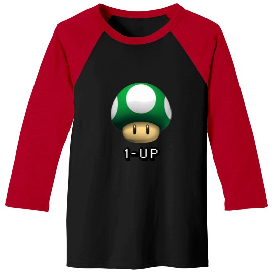 Discover 1 Up Shroom T-Shirt Baseball Tees