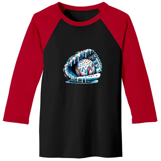 Discover baseball drip ice cream sprinkles baseball glove Baseball Tees