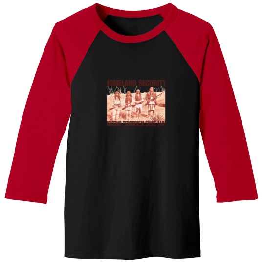 Discover Homeland Security Fighting Terrorism Native American Indian  T-Shirt 2 1441 Baseball Tees