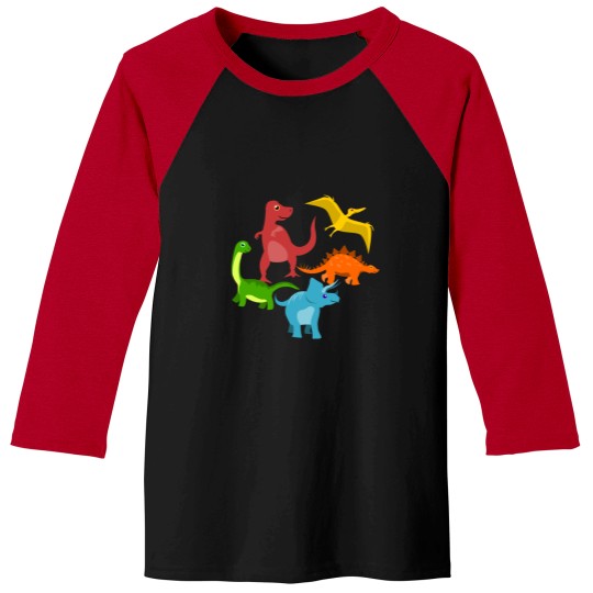 Discover dinosaurs 1 Baseball Tees