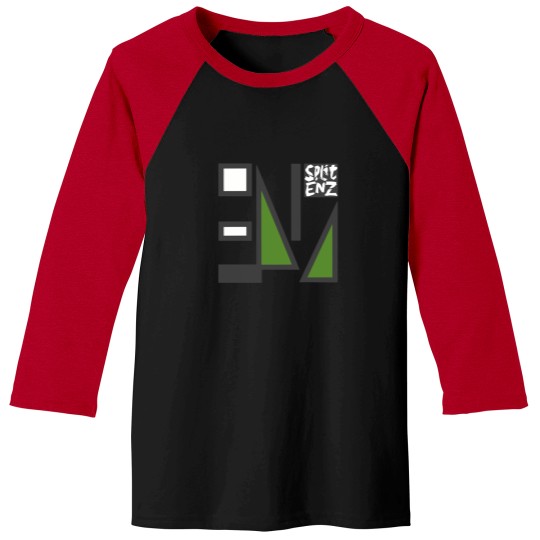 Discover 2081-Split-Enz-T-Shirt Baseball Tees