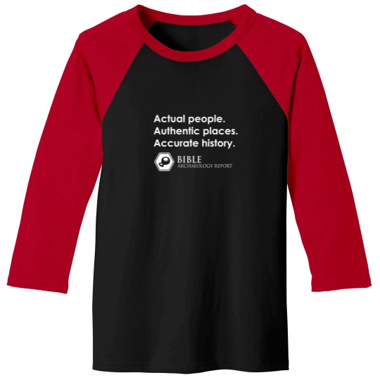 Discover Bible Archaeology Report T-Shirt Baseball Tees