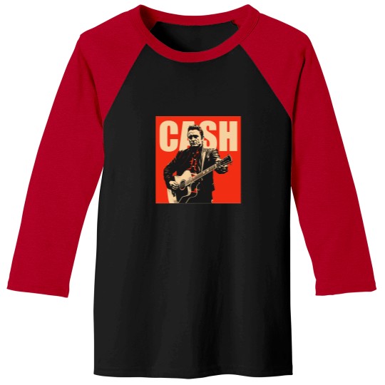 Discover Johnny-Cash-Revival-Vintage-Hatch-Show-Print-Tribute T-Shirt Baseball Tees