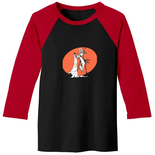 Discover Dancing-Lantern-Jack-With-Bride T-Shirt Baseball Tees
