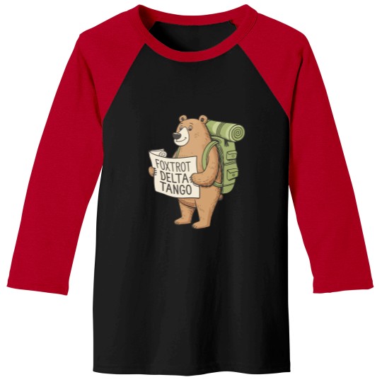 Discover Bear Foxtrots Deltas Tangos Funny Bear Foxtrots Deltas Tango Baseball Tees