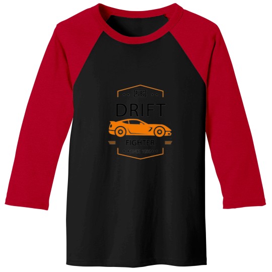 Discover Drift Fighter Baseball Tees