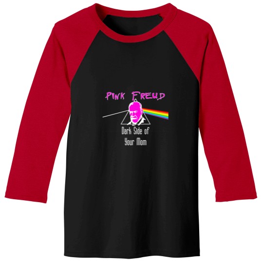 Discover Pink Freud  Dark Side of Your Mom Baseball Tees