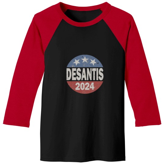 Discover Vintage Distressed DeSantis For President In 2024 Baseball Tees