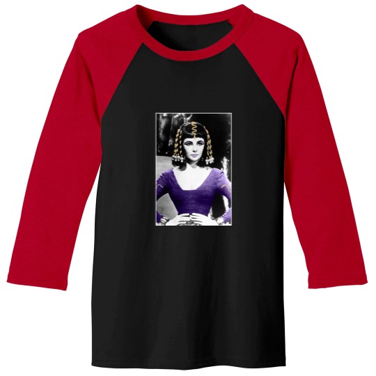 Discover Purple Cleopatra Baseball Tees