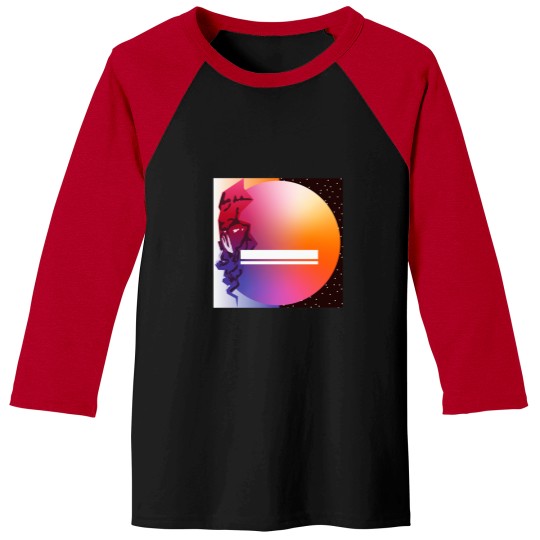 Discover man on the moon minimal album cover Baseball Tees