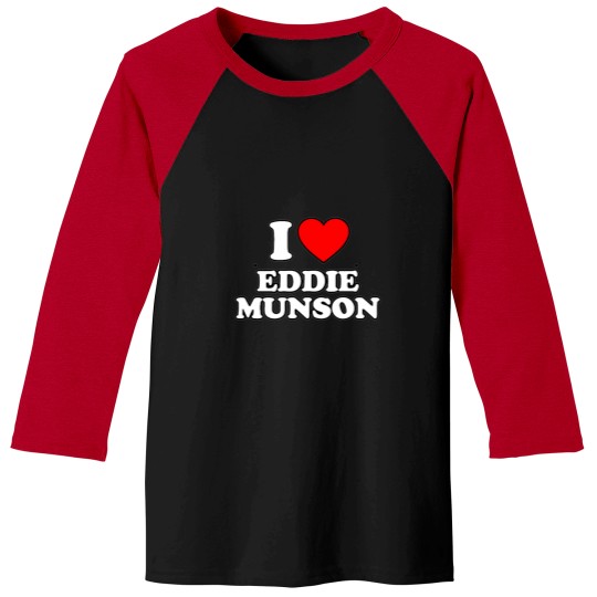Discover I love Ed munson st4 Baseball Tees