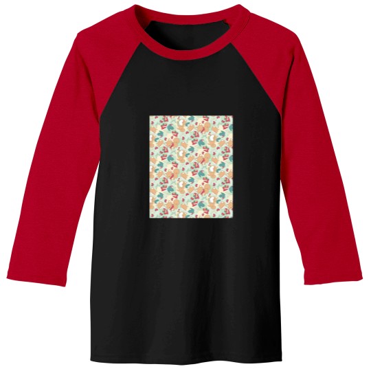 Discover Shiba _amp_ Bird Strawberry Picnic Baseball Tees