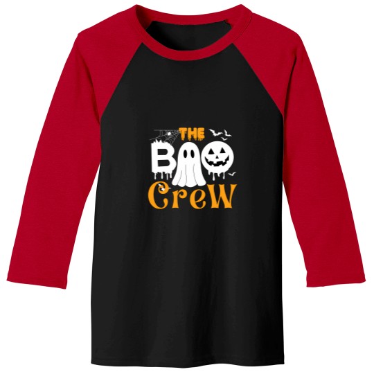 Discover The Boo Crew Halloween Family Matching Baseball Tees