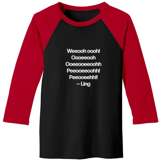 Discover Kung-Pow---Weeooh-Peeooh---Ling T-Shirt Baseball Tees