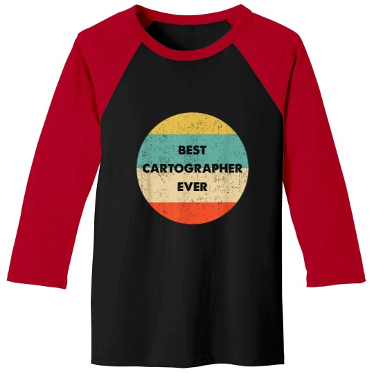 Discover Cartographer Baseball Tees