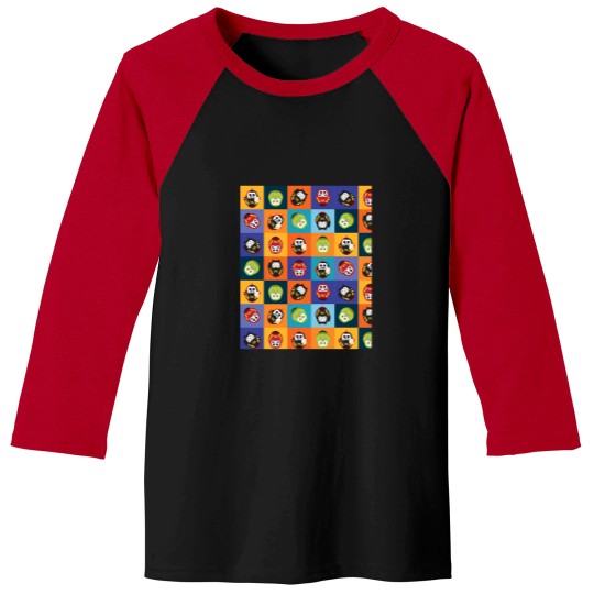 Discover 10271-Daruma-Graphic-T-Shirt Baseball Tees