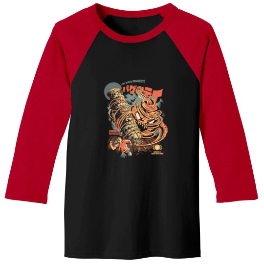 Discover The Kaiju Spaghetti - Black Version Women'sRights Are Human Rights Sticker Baseball Tees