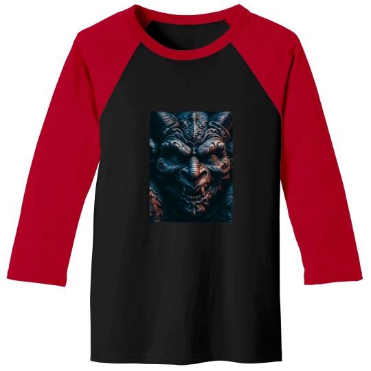 Discover A Gargoyle in stone with its demonic laugh Baseball Tees
