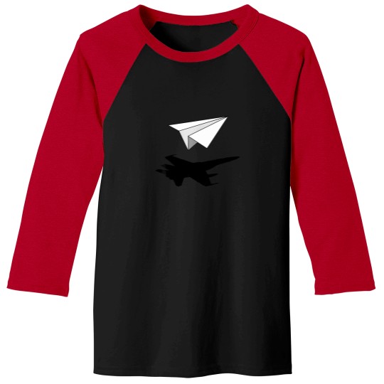 Discover Aeronautical-Engineer-Paper-Airplane-T-Shirt Baseball Tees