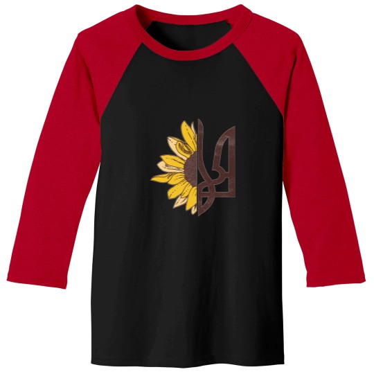 Discover Suower-Ukrainian-Flag-I-Stand-With-Ukraine-Ukraine-Peace Baseball Tees