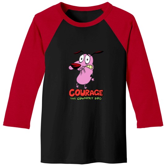 Discover scare The courage Pink color animalgift for fans Baseball Tees