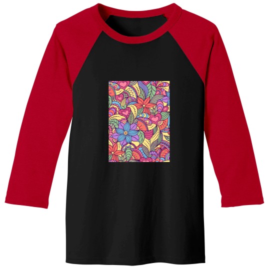 Discover Beautiful floral Baseball Tees