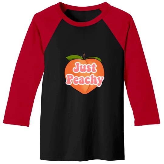 Discover Just Peachy Baseball Tees
