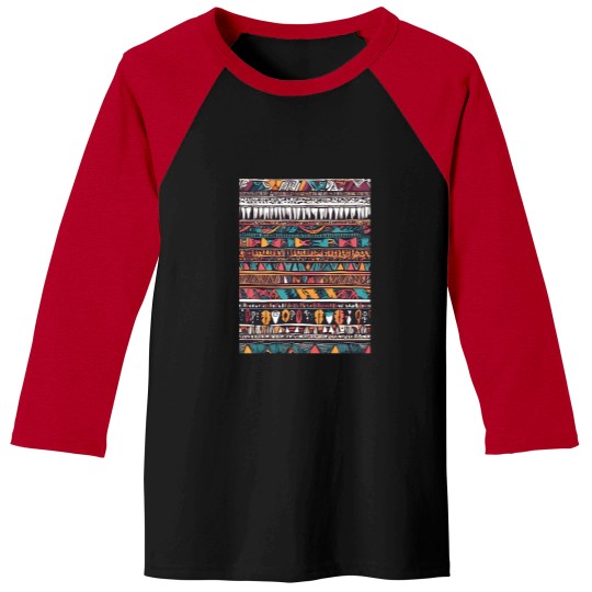 Discover Spectacular-Colorful-Line-Pattern-(1) T-Shirt Baseball Tees