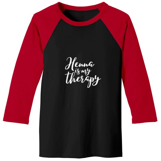 Discover Henna is my therapy Baseball Tees