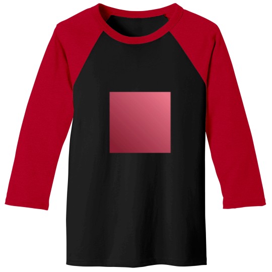 Discover Rose Pink And Autumn Red Gradient Baseball Tees