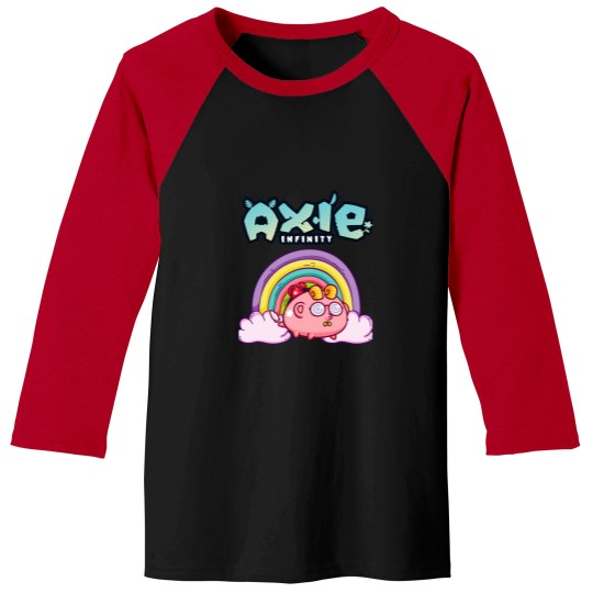 Discover Cloudy rainbows Axie Infinity Baseball Tees