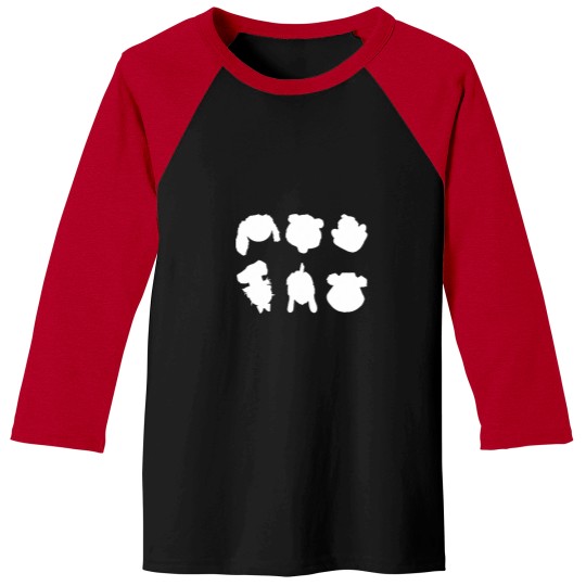 Discover The Mup pets Silhouettes Baseball Tees