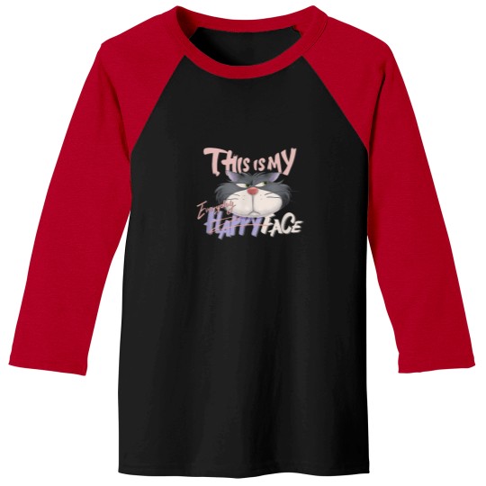 Discover Disneyyy-Villains-Lucifer-This-Is-My-Everyday-Happy-Face-Logo-T-Shirt Baseball Tees