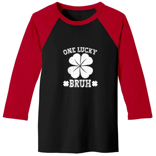 Discover Vintage-One-Lucky-Bruh-Funny-Saying-Green-St-Patrick'S-Day-T-Shirt Baseball Tees