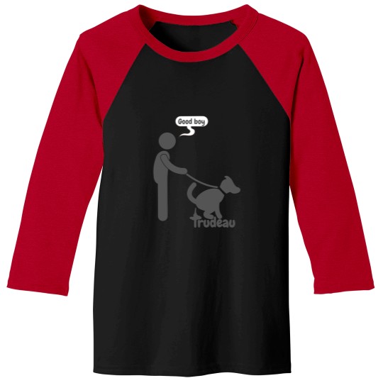 Discover Trudeau Dog 2 Baseball Tees