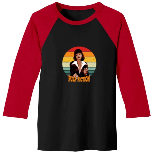 Discover Mia-Wallace-Retro-Vintage T-Shirt Baseball Tees