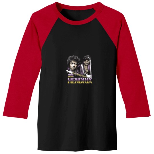 Discover Jimi Hendrix Rock Jimi Hendrix Vintage Music Baseball Tees