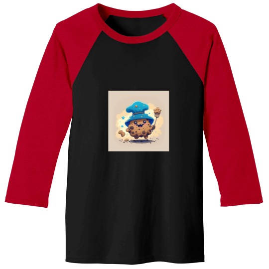 Discover Cookie Wizard Premium Baseball Tees