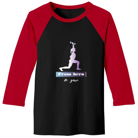 Discover From heros to zero- heros Baseball Tees
