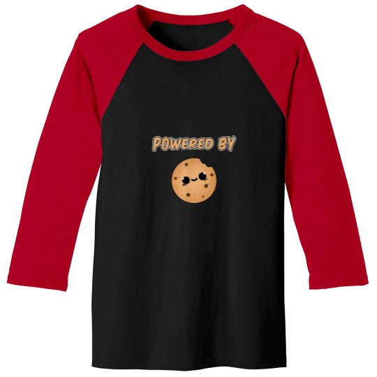 Discover Powered By Chocolate Cookies Baseball Tees