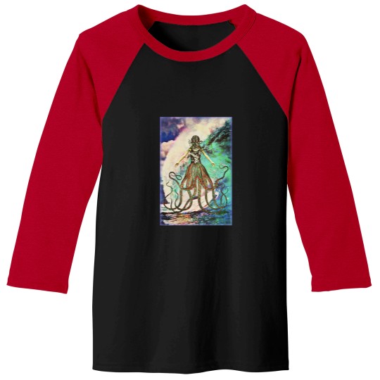 Discover Sea Priestess Baseball Tees