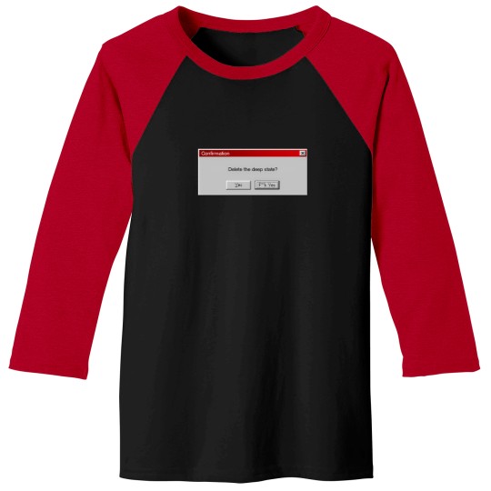 Discover Delete The Deep State Sticker 4427 Baseball Tees