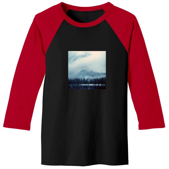 Discover Pine Trees And The Ocean Active T-Shirt 3405 Baseball Tees